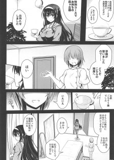 (COMIC1☆11) [Yumeya Honpo (Mukeikaku)] Honmono no Yukue (Saenai Heroine no Sodatekata) - page 3