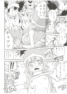 (C59) [Studio Tar (Kyouichirou, Shamon)] Latinum Narikin! (Digimon Adventure, Shaman King, One Piece) - page 8