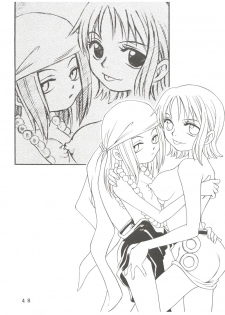 (C59) [Studio Tar (Kyouichirou, Shamon)] Latinum Narikin! (Digimon Adventure, Shaman King, One Piece) - page 48