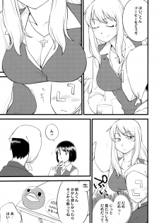 (Futaba Gakuensai 6) [Ichinichijuu Guttari (Hine)] OL-san no Eroi Hon - page 4