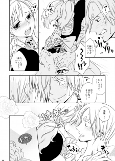 (C91) [Orange Typhoon (Yamada Enako)] Kusuburi Ouji to Dorobou Maid (One Piece) - page 22