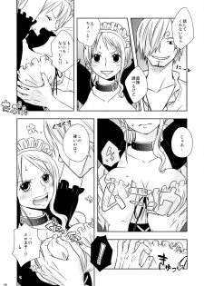 (C91) [Orange Typhoon (Yamada Enako)] Kusuburi Ouji to Dorobou Maid (One Piece) - page 10