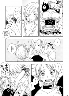 (C91) [Orange Typhoon (Yamada Enako)] Kusuburi Ouji to Dorobou Maid (One Piece) - page 19