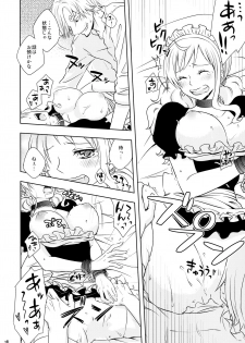 (C91) [Orange Typhoon (Yamada Enako)] Kusuburi Ouji to Dorobou Maid (One Piece) - page 18