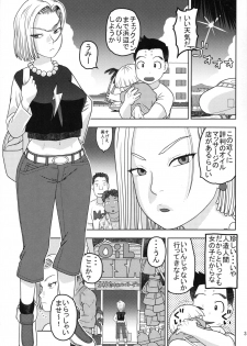 (C89) [Studio Wallaby (Niiruma Kenji)] 18-gou to Oil Massage de Seikou (Dragon Ball Z) - page 2