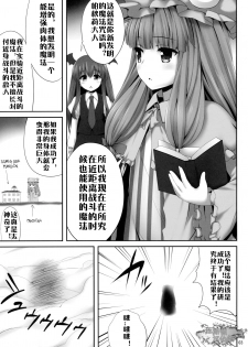 (C89) [Fukutsuu Okosu (Kaiou)] Kyonyuu Chara to Kashita Patchouli no Ero Hon (Touhou Project) [Chinese] [比斯娘汉化组] - page 2