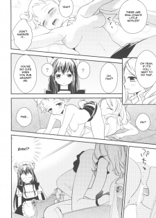 (COMITIA120) [Homuraya★Pleiades, SC (Homura Subaru, Gyuunyuu Rinda)] Tachi Masshigura ~Neko Cafe Yuri Goudou~ [English] - page 23