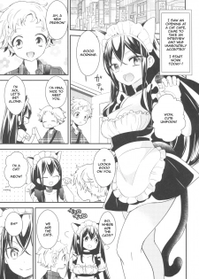 (COMITIA120) [Homuraya★Pleiades, SC (Homura Subaru, Gyuunyuu Rinda)] Tachi Masshigura ~Neko Cafe Yuri Goudou~ [English] - page 18