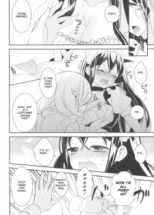 (COMITIA120) [Homuraya★Pleiades, SC (Homura Subaru, Gyuunyuu Rinda)] Tachi Masshigura ~Neko Cafe Yuri Goudou~ [English] - page 21