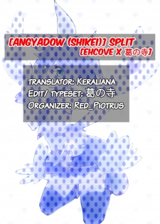 (C89) [Angyadow (Shikei)] Split (Sword Art Online) [English] [EHCOVE + 葛の寺] - page 23