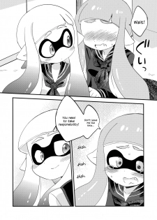 (C89) [Colomonyu (Eromame)] Yuri Ika Gachi♥cchi - Lemon to Milk | Super Lewd Yuri Squids - Lemon and Milk (Splatoon) [English] - page 9