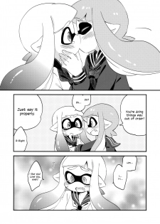 (C89) [Colomonyu (Eromame)] Yuri Ika Gachi♥cchi - Lemon to Milk | Super Lewd Yuri Squids - Lemon and Milk (Splatoon) [English] - page 19