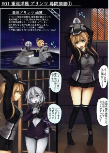 (Houraigekisen! Yo-i! 29Senme) [Monaka Udon (Monikano)] Juujunyoukan Prinz Jinmon Chousho (Kantai Collection -KanColle-) - page 2