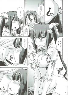 (Doujin Event ni Deai o Motomeru no wa Machigatteiru Darou ka) [Mizuwari Neko (Toyo)] Futari dake no Familia (Dungeon ni Deai o Motomeru no wa Machigatteiru Darou ka) - page 8
