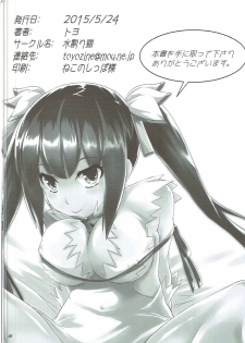 (Doujin Event ni Deai o Motomeru no wa Machigatteiru Darou ka) [Mizuwari Neko (Toyo)] Futari dake no Familia (Dungeon ni Deai o Motomeru no wa Machigatteiru Darou ka) - page 29