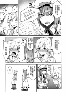 (C91) [Hirojuu Renshuuchou (Hiroya)] Patchouli-sama to (Touhou Project) [Chinese] [无毒汉化组] - page 4
