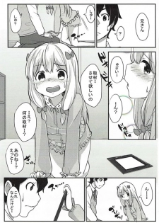 (C91) [Rakugaki EVO (Sorawa Reo)] Nii-san Chotto Ecchi na Shuzai o Sasete (Eromanga Sensei) - page 2