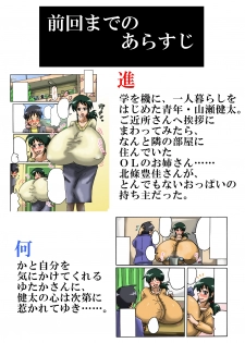 [Kakkuu Mogura] Tonari no Heya no Chounyuu Onee-san to 1-nichijuu Ecchi Suru Hanashi - page 2