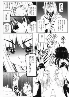 (C91) [Kanmiya Makkuro (Kuro Yorozu)] Himitsu no Yakai (Utawarerumono Itsuwari no Kamen) - page 9