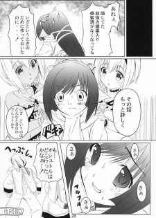 (C91) [Kanmiya Makkuro (Kuro Yorozu)] Himitsu no Yakai (Utawarerumono Itsuwari no Kamen) - page 27