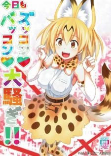 [Usui Hon Hitori Roudoku Kai (Tsukishima Mist)] Kyou mo Zukkon Bakkon Oosawagi!! (Kemono Friends) - page 1