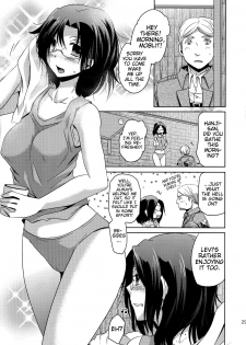 (FALL OF WALL4) [Inubaka (Matsuzono)] Shikkari shite kudasai Buntaichou. | Please take this seriously, Squad Leader. (Shingeki no Kyojin) [English] [EHCove] - page 29