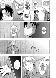 (FALL OF WALL4) [Inubaka (Matsuzono)] Shikkari shite kudasai Buntaichou. | Please take this seriously, Squad Leader. (Shingeki no Kyojin) [English] [EHCove] - page 7