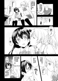 (C87) [Jingai Makyou (Inue Shinsuke)] Elichika, Ouchi ni Kaesanai. (Love Live!) [Chinese] [网上打飞机个人汉化] - page 6