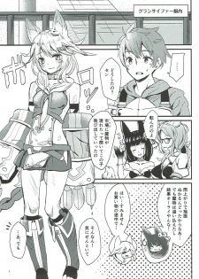 (C91) [Tsuboneya (kyokutyo)] Kaineko no Seiketsu wa Kainushi no Gimu desu (Granblue Fantasy) - page 2