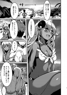 (C91) [KFC (YU)] Kasshoku no Choutei Musume (Granblue Fantasy) - page 4