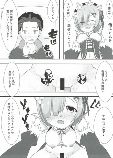 (C92) [White Drop (Kuzzy)] Subaru-kun wa Rem ga Nagusamete Agemasu (Re:Zero kara Hajimeru Isekai Seikatsu) - page 16