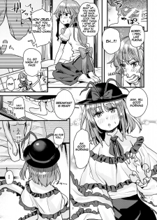 [Subachikyu! (Subachi)] Tenshi-chan to Iku-san ga Oji-san to Nakayoshi Ecchi Suru Hon (Touhou Project) [English] [desudesu] [Digital] - page 7