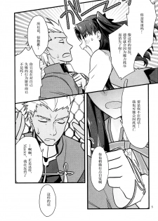(SPARK11) [Un-moto Shoko (Un-moto)] Masaka Ano Tosaka-san ga Jugyouchuu ni (Fate/stay night) [Chinese] - page 4