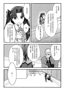 (SPARK11) [Un-moto Shoko (Un-moto)] Masaka Ano Tosaka-san ga Jugyouchuu ni (Fate/stay night) [Chinese] - page 3