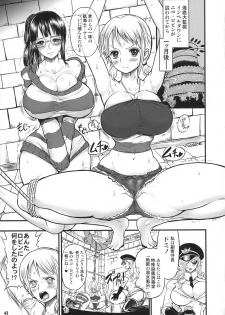 (C92) [Arsenothelus (Chinbotsu, Rebis)] Midare Saki Joshuu Kaizoku Soushuuhen (ONE PIECE) - page 39