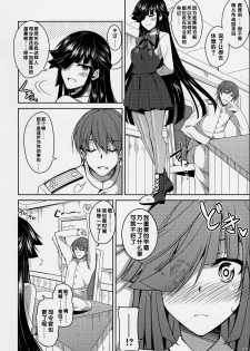 (C88) [Dokomademo Aoi Sora ni Ukabu Niku. (Nikusoukyuu.)] Mite Imasu.... (Kantai Collection -KanColle-) [Chinese] [靴下汉化组] - page 6