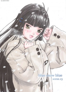 (C79) [Waku Waku Doubutsuen (Tennouji Kitsune)] blue snow blue scene.13 (in white) [Chinese] [原諒TA個人漢化] - page 1