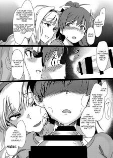 (C90) [Suimitsutou Koubou (Momo no Suidousui)] Yuki Chinpo - Futanari Yukiho ga Hibiki o Otosu Hon (THE IDOLM@STER) [English] - page 8