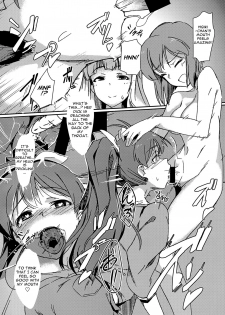 (C90) [Suimitsutou Koubou (Momo no Suidousui)] Yuki Chinpo - Futanari Yukiho ga Hibiki o Otosu Hon (THE IDOLM@STER) [English] - page 11
