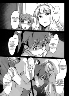 (C90) [Suimitsutou Koubou (Momo no Suidousui)] Yuki Chinpo - Futanari Yukiho ga Hibiki o Otosu Hon (THE IDOLM@STER) [English] - page 7