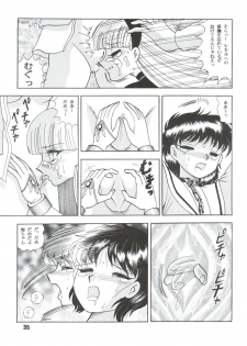 [Cross Fight!! (Gattai Soutou)] Sacrifice Kanzenhan (Magic Knight Rayearth) - page 35