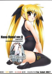 (C81) [Kossorikakuredokoro (Island)] Nano Hana! ver.Q -scene of FATE- (Magical Girl Lyrical Nanoha) [Chinese] [靴下汉化组]