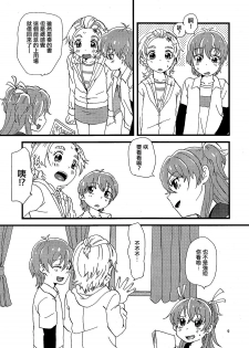 (Rainbow Flavor 9) [Yukirinrin! (Yu)] Koko de Kimenakya Onna ga Star! (Futari wa Precure Splash Star) [Chinese] [大友同好会] - page 8