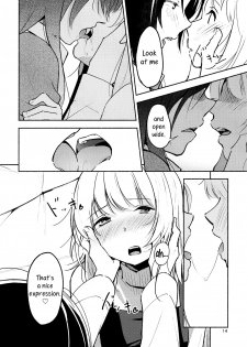 (C91) [G-complex (YUI_7)] Shiori no Inai Heya -Invitation- | A Room Without Shiori  Invitation [English] =TV & Yuri-ism= - page 14