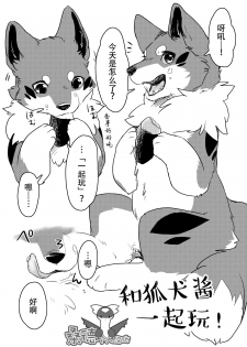 [D-Point! (Diga Tsukune)] Kitsune Inu to Asobo! [Chinese] [桑德个人汉化] [Digital] - page 2