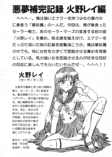 (C82) [Rat Tail (Irie Yamazaki)] SAILORMOON FILE Hino Rei Gazoushuu (Bishoujo Senshi Sailor Moon) - page 2