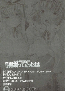 (C88) [Seventh Heaven MAXION (MAKI)] Muchimuchi Chijou YukaYuYu ~ Konya wa Shibatte Tatta Mama (Touhou Project) - page 29