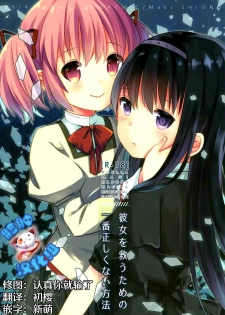 (C86) [Sudachic (Shiono Maki)] Kanojo o Sukuu Tame no Ichiban Tadashikunai Houhou (Puella Magi Madoka Magica) [Chinese] [脸肿汉化组] - page 1
