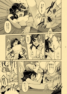 [HONOYURARA (Mitsuhabotan)] Kagai Jugyou Netsu Shisen (Kill la Kill) [Digital] - page 22