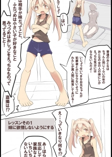 [かもめショップ] 妹のトイレ盗撮が本人にバレたら真人間化教育されることになった件 - page 1